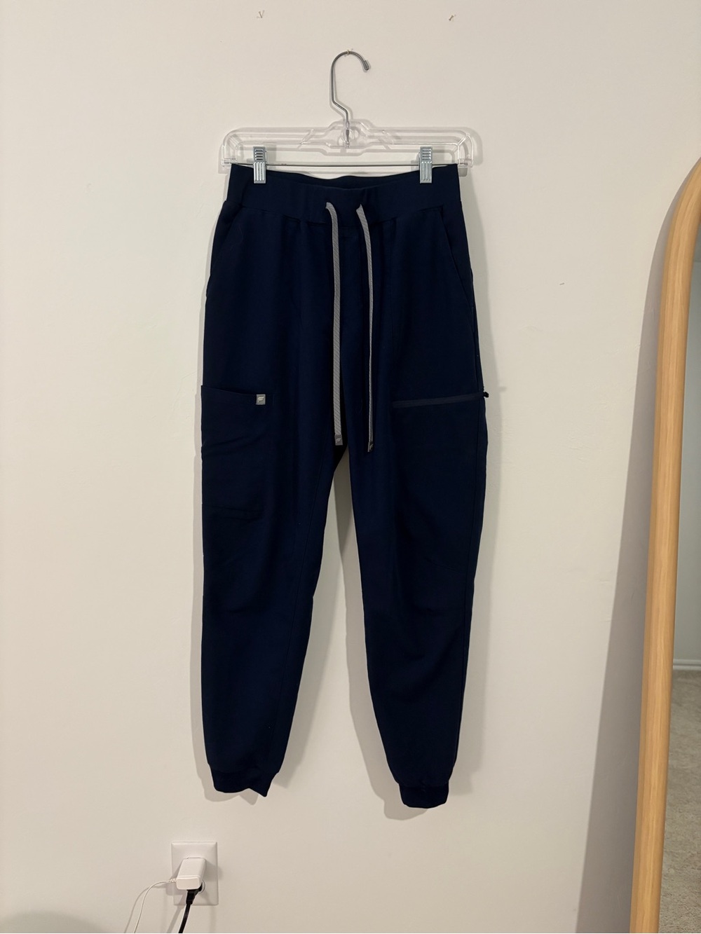 Fabletics Women's Navy Drawstring Joggers - Picture 2 of 8